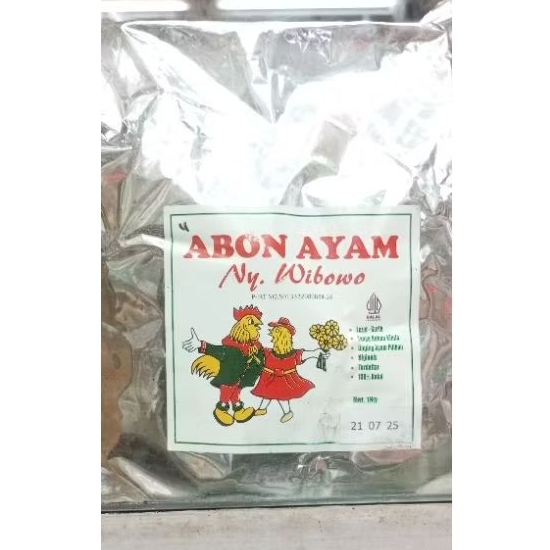 

abon ayam nyonya wibowo