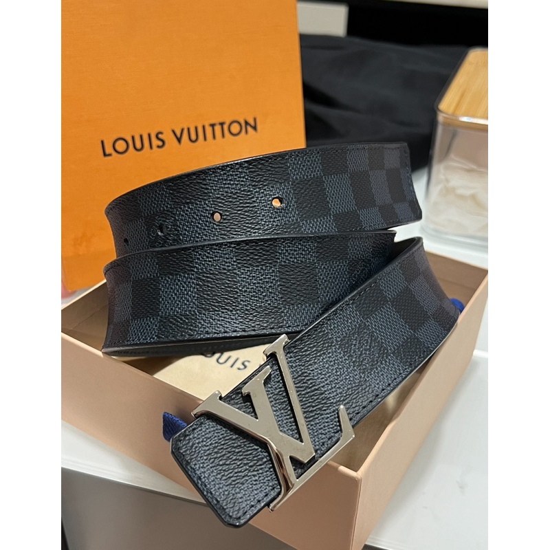 LOUIS VUITTON Damier Graphite Belt (100% ORI✅)