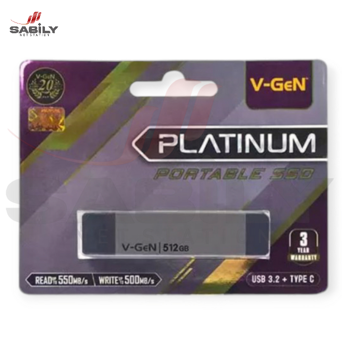 SSD PORTABLE VGEN 128GB USB 3.0 & TYPE C