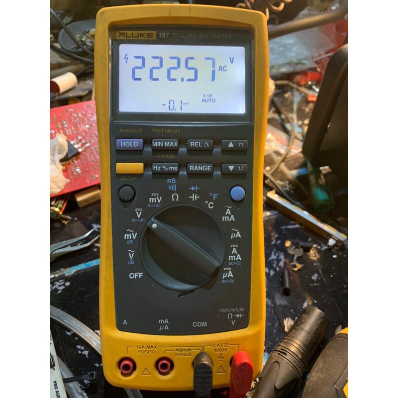 fluke 187 bekas normal minus casing