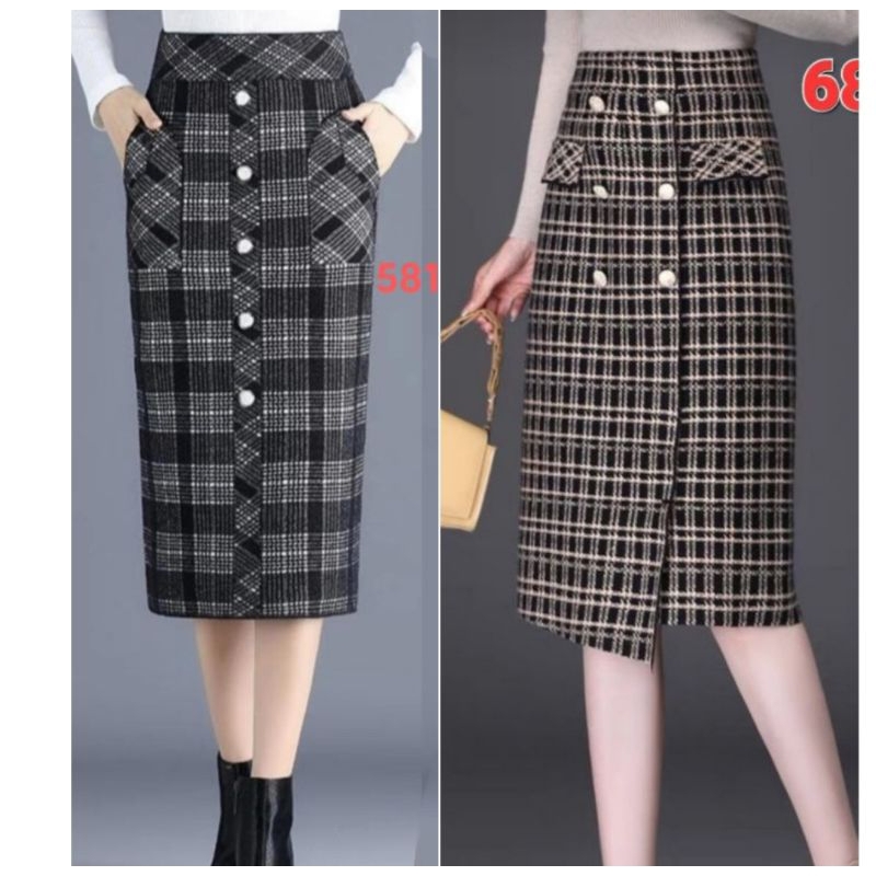 NEW ARRIVAL ROK RAJUT SPAN PENDEK FASHION  TERBARU