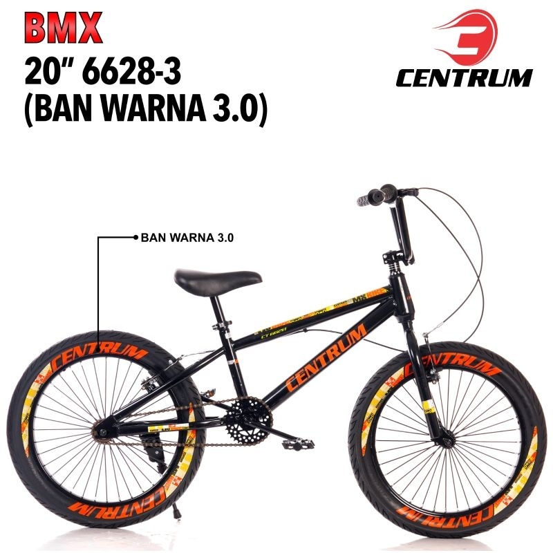 Sepeda Anak BMX Centrum 6628-3  Ban 3.0 ukuran 20 inch