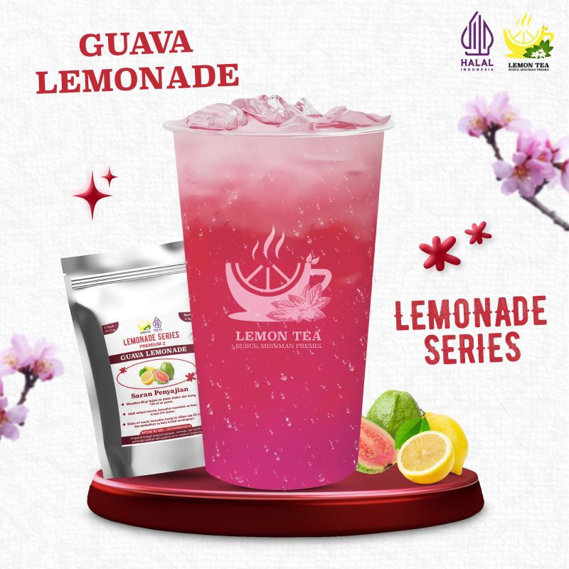 

Minuman Bubuk instan GUAVA LEMONADE /1000gr Halal Bpom