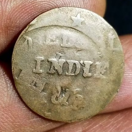 #4.EC. KOIN KUNO ERROR / KOIN SALAH CETAK CACAT PRODUKSI / 1 CENT NEDERL INDIE