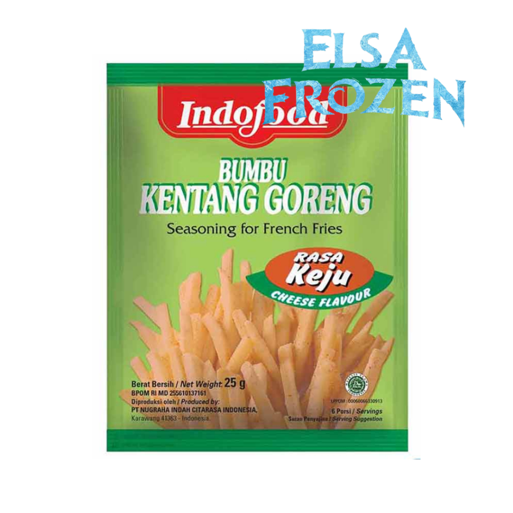 

INDOFOOD BUMBU KENTANG GORENG RASA KEJU 25GR