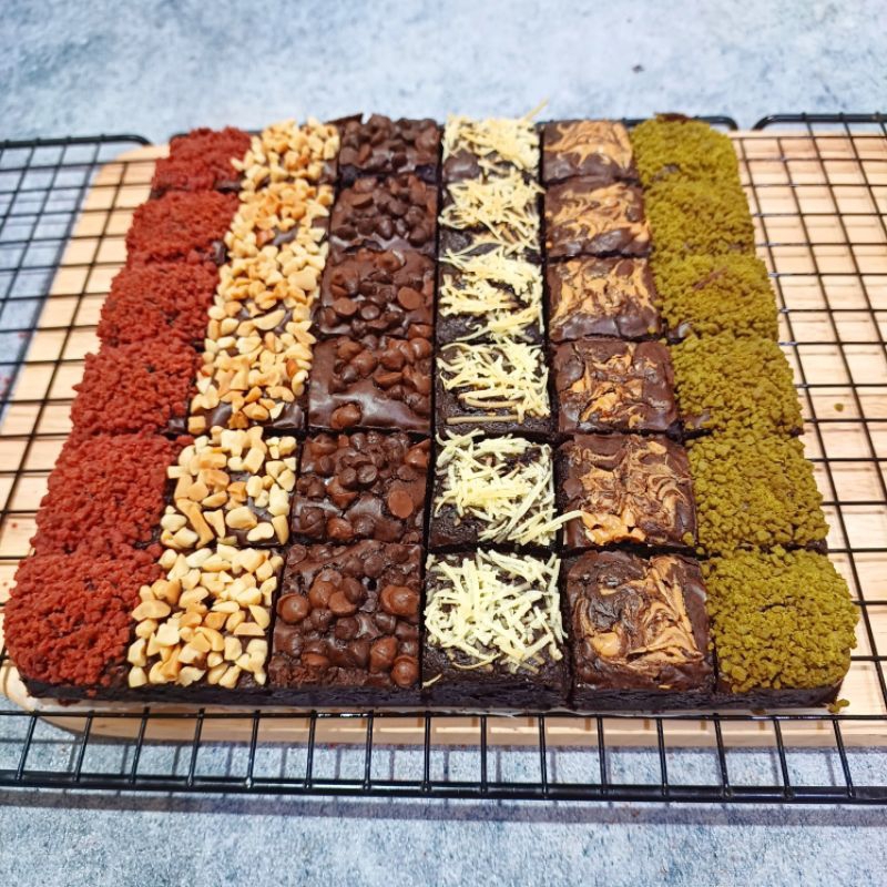 

Fudgy Brownies Sekat