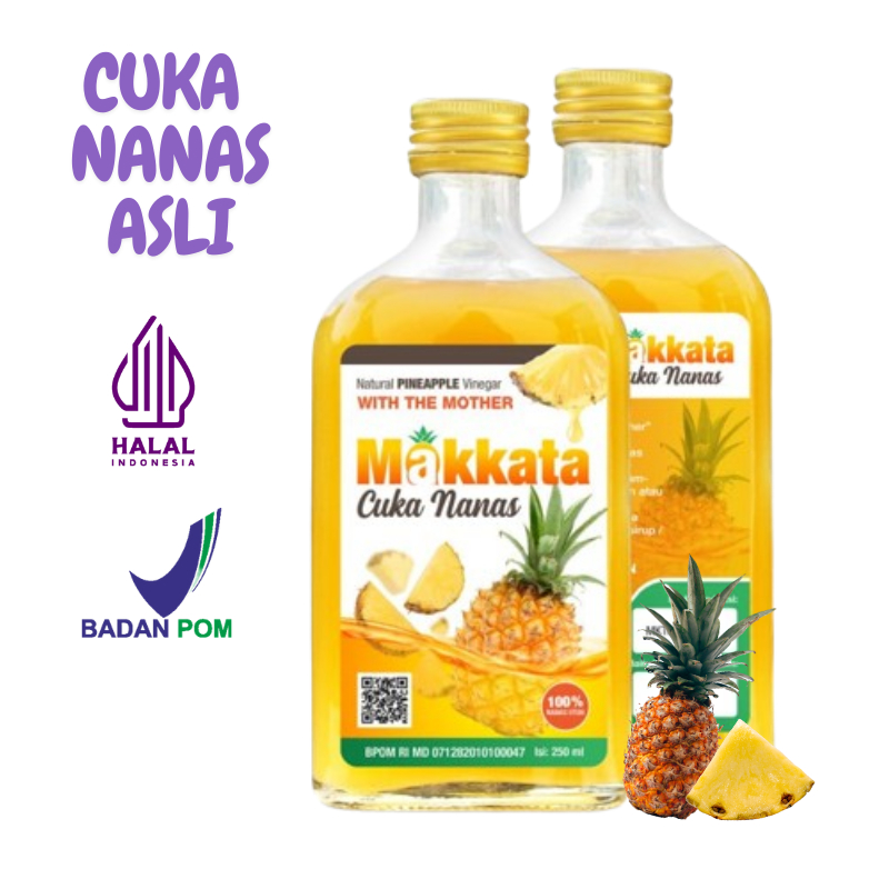 

Cuka Nanas Original Untuk Diabetes - Cuka Nanas With Mother Makkata - Cuka Nanas Asli 250ml