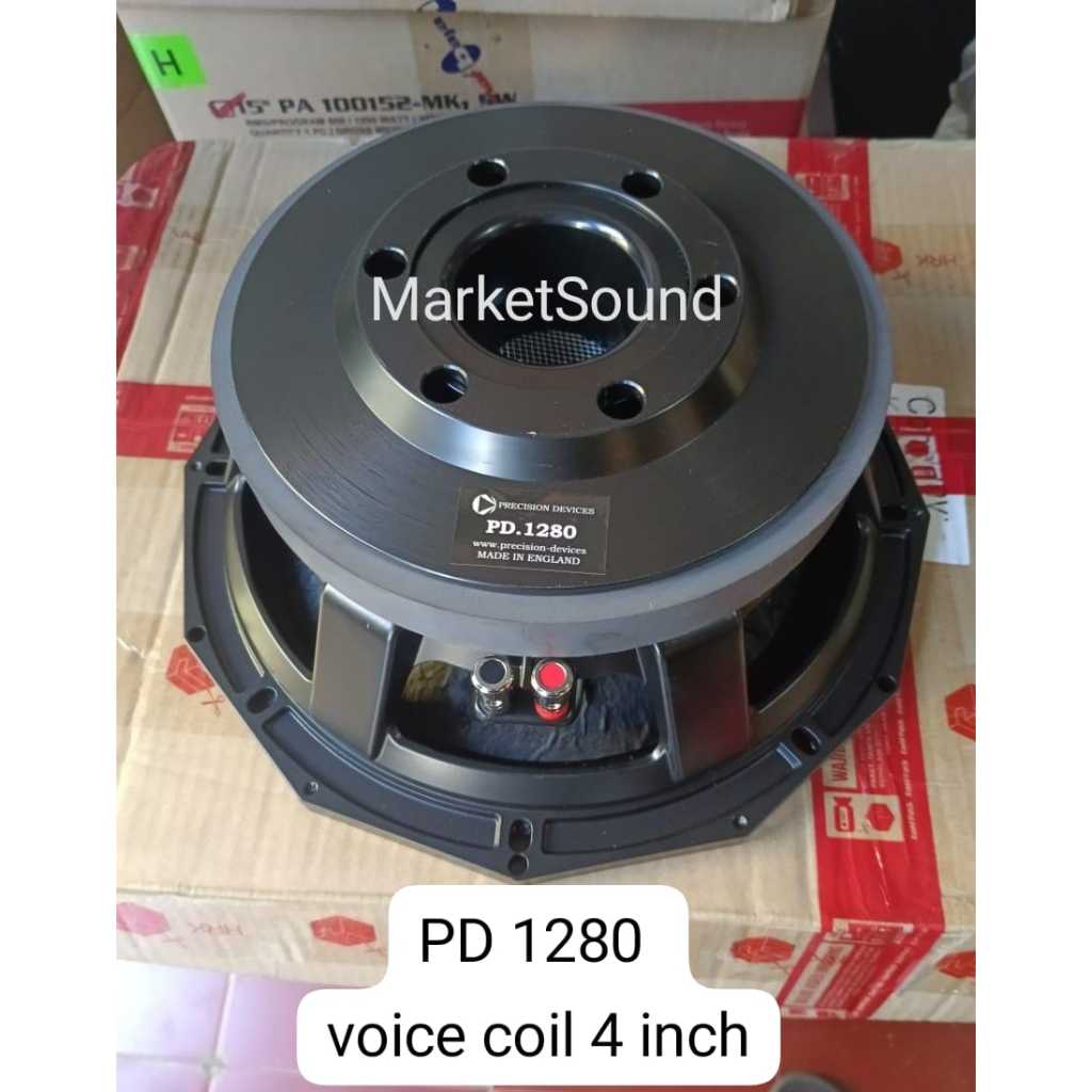 speaker 12 inch subwoofer PD 1280 voice coil 4 inch