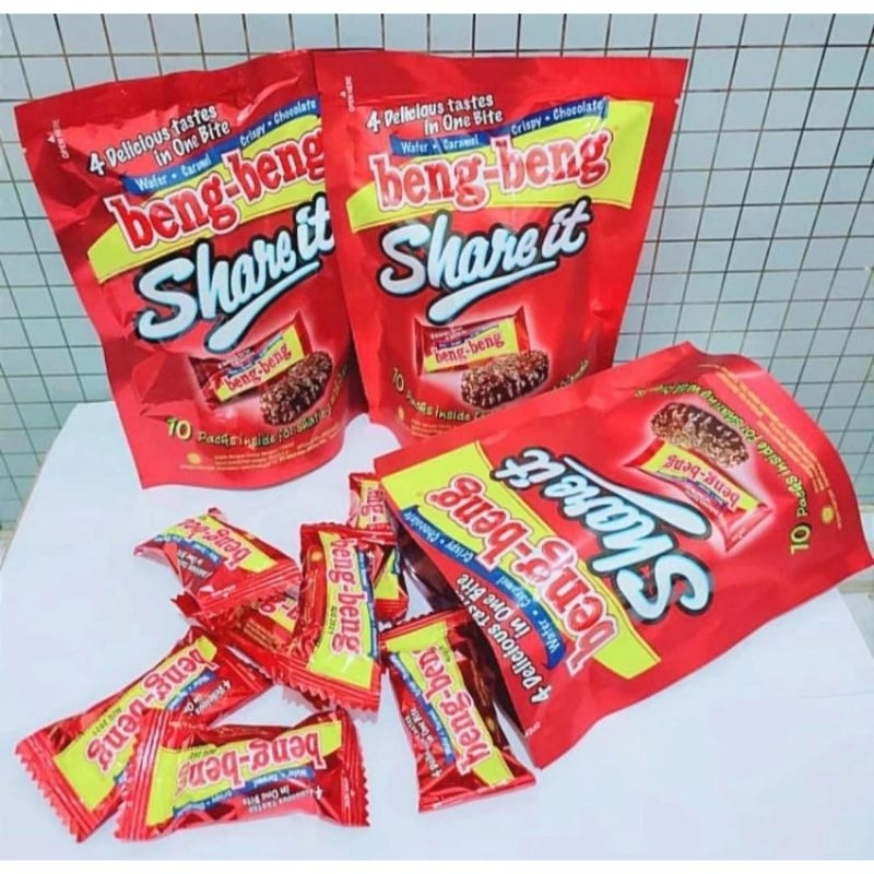 

BENG BENG Share It isi 10 x 9.5 gr Wafer Rasa Cokelat BENG BENG SG