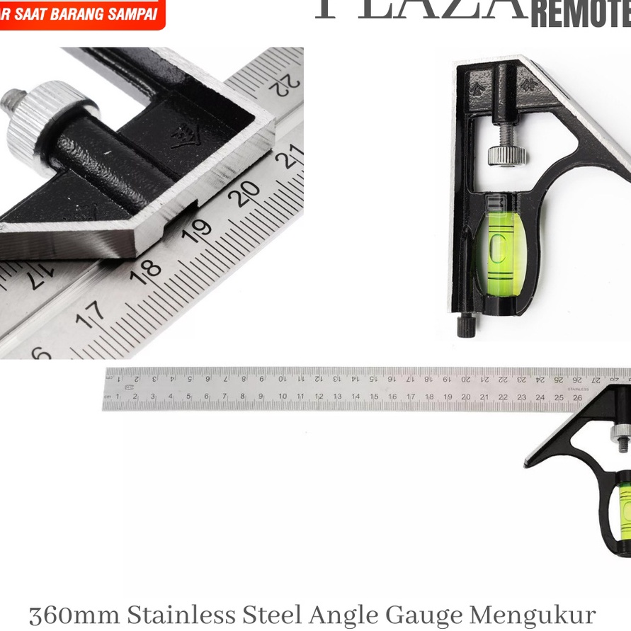 

Pilihan PENGGARIS SIKU L TUKANG MISTAR WATEASS KOMBINASI 3 MM