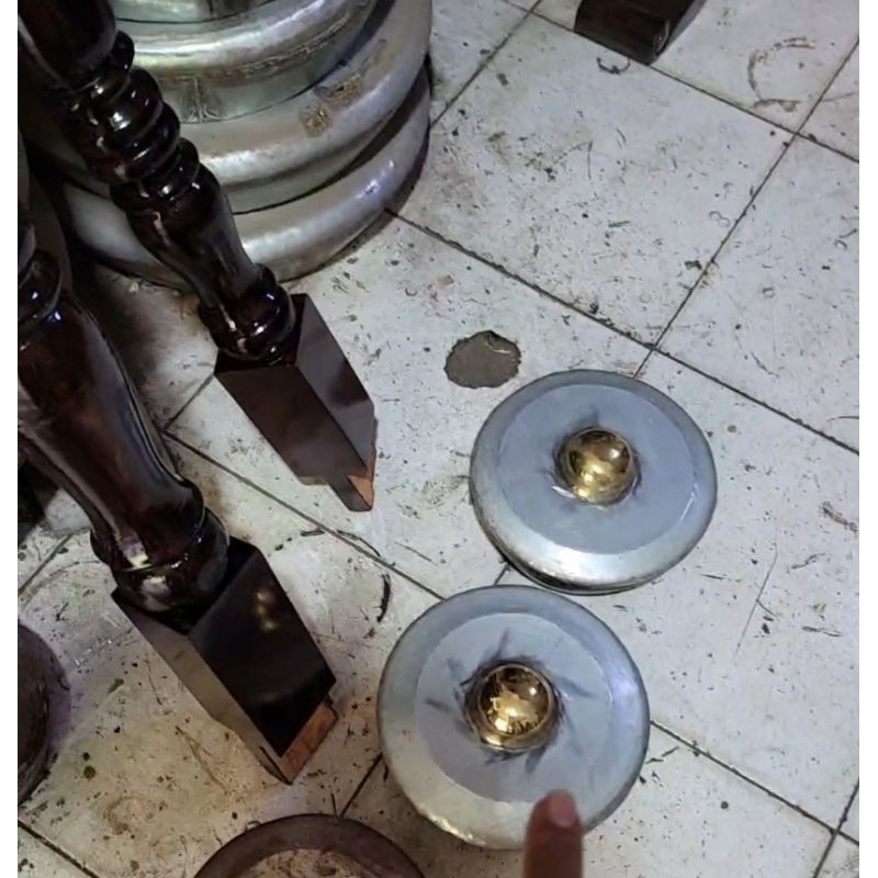 bonang kenong bahan besi galpanis pencu kuningan