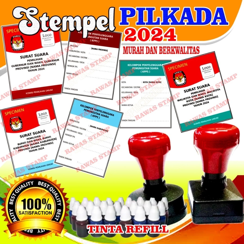 

STEMPEL PILKADA | KPPS SIAP PAKAI