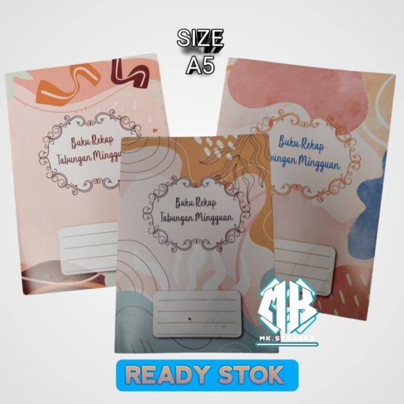 

BUKU REKAP TABUNGAN MINGGUAN READY STOK |A5 Murah - SIAP KIRIM