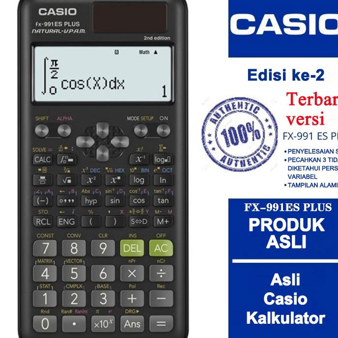 

Istimewa 1 asliKalkulator Scientific Casio FX991EXFX991ES PLUS Casio Orinal Kalkulator Calculator Scientific Kalkulator Ilmiah Kalkulator Sekolah Garansi Resmi 3 Tahun 2nd edition Kalkulator Casio Scientific Calculator Casio Scientific