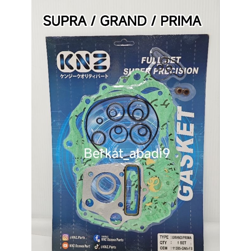 Gasket pakmesin Fullset Full set Supra lama / supra x lama / grand / prima