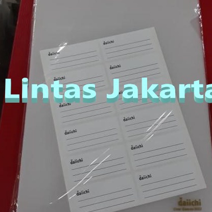 

KF7 Map Bening Clear Holder Map L Map Transparant Clear Sleeves Merk Daichi 12 lembar