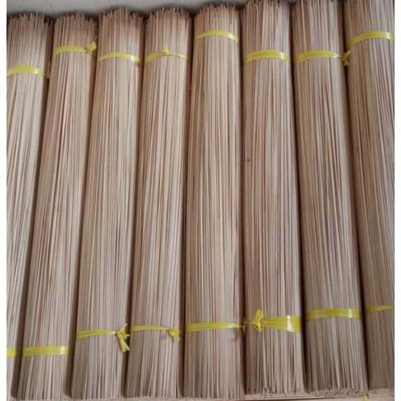 Ruji bambu 2.7mm panjang 50-70cm isi 900-1000pcs untuk sangkar burung/lidi bambu/stik bambu
