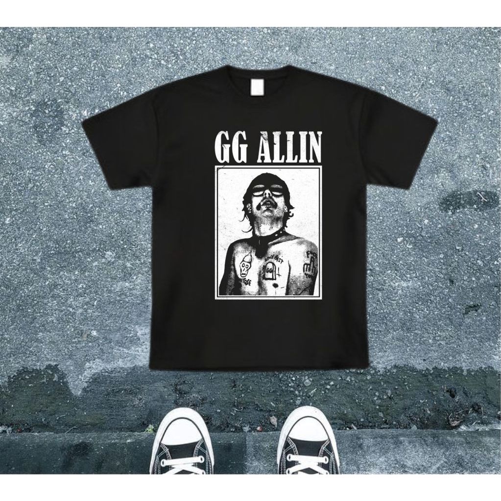Kaos Band GG ALLIN Legend Punk Kntroversial Vintage Unisex