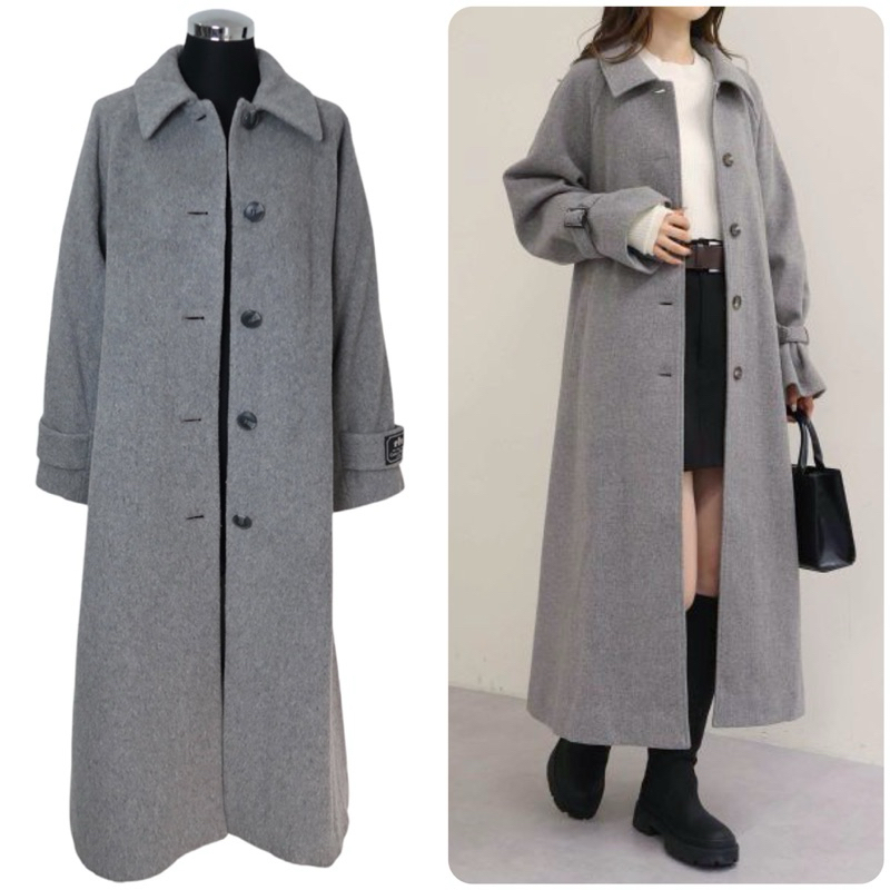 Women premium long coat brand Global work