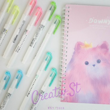 

Cepat Zebra Mildr Brush Pen Double Sided Hhlhter Marker Penanda Halaman