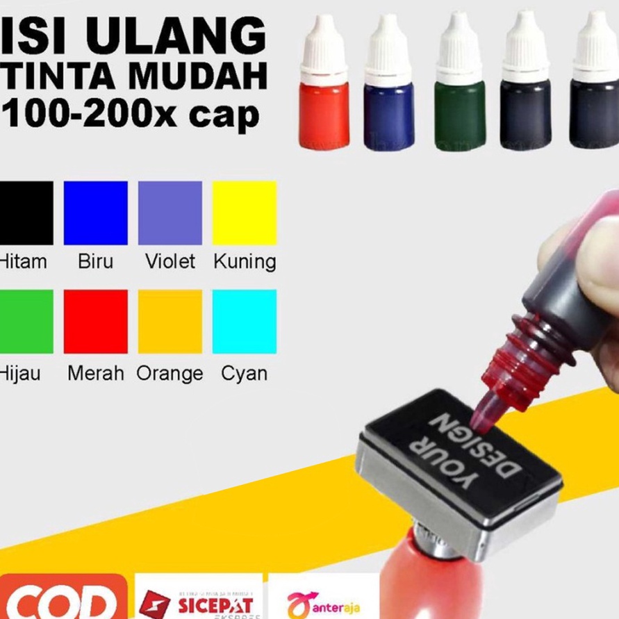 

Unggul Tinta Stempel OtomatisFlash Khusus Kes