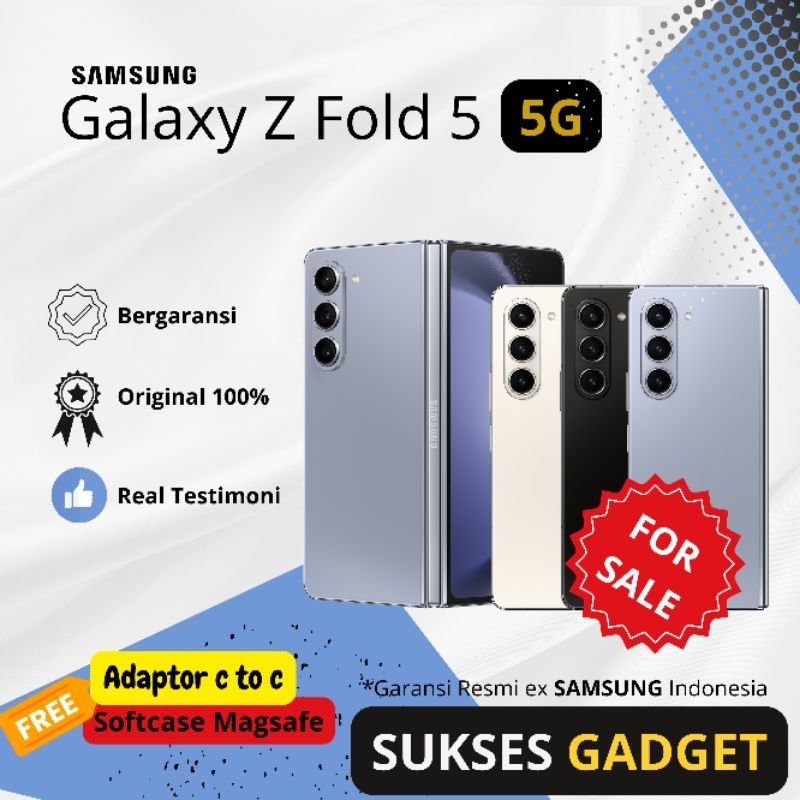 Samsung Galaxy Z Fold 5 Second Resmi Original Ram 12/256 | Hp Samsung Second Murah Berkualitas