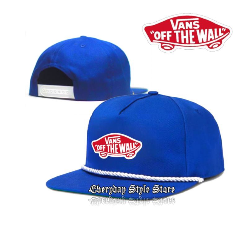 Topi Snapback Classic VANS / Rope Hat Caps Casual Vintage / Topi Pria Wanita Skate