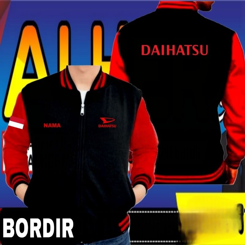 Jaket bordir Daihatsu jaket Daihatsu jaket baseball Daihatsu jaket varsity Daihatsu jaket kerja Daih