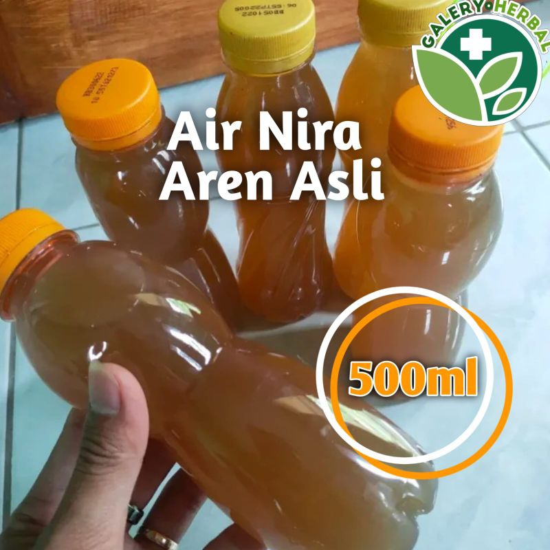 

Air Nira Aren Asli 99% Non-Pengawet Kemasan Botol 500ml