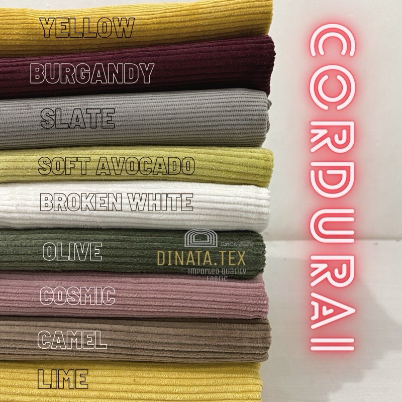 KAIN CORDUROY KATUN/ BAHAN CORDUROY JAKET,BAHAN CELANA,BAHAN KAIN KEMEJA CLASIC GARMEN