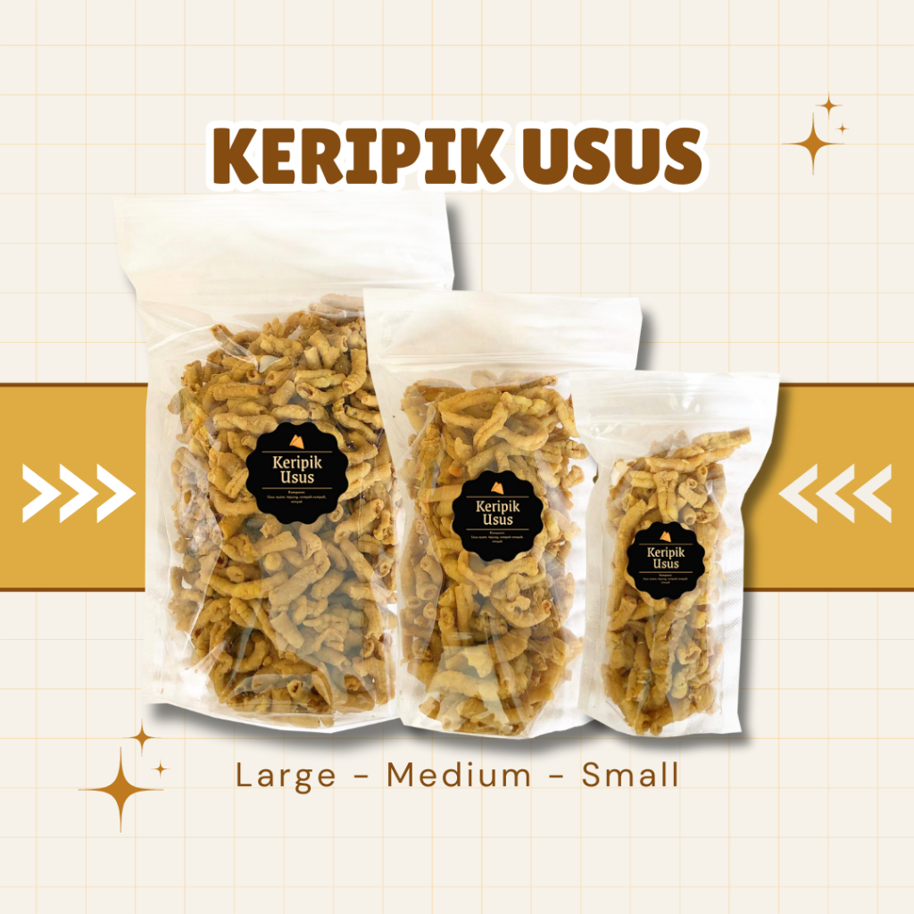 

[DELISH SNACKS] Keripik Usus / Snack Cemilan Camilan Jajanan Kripik Asin Gurih Renyah