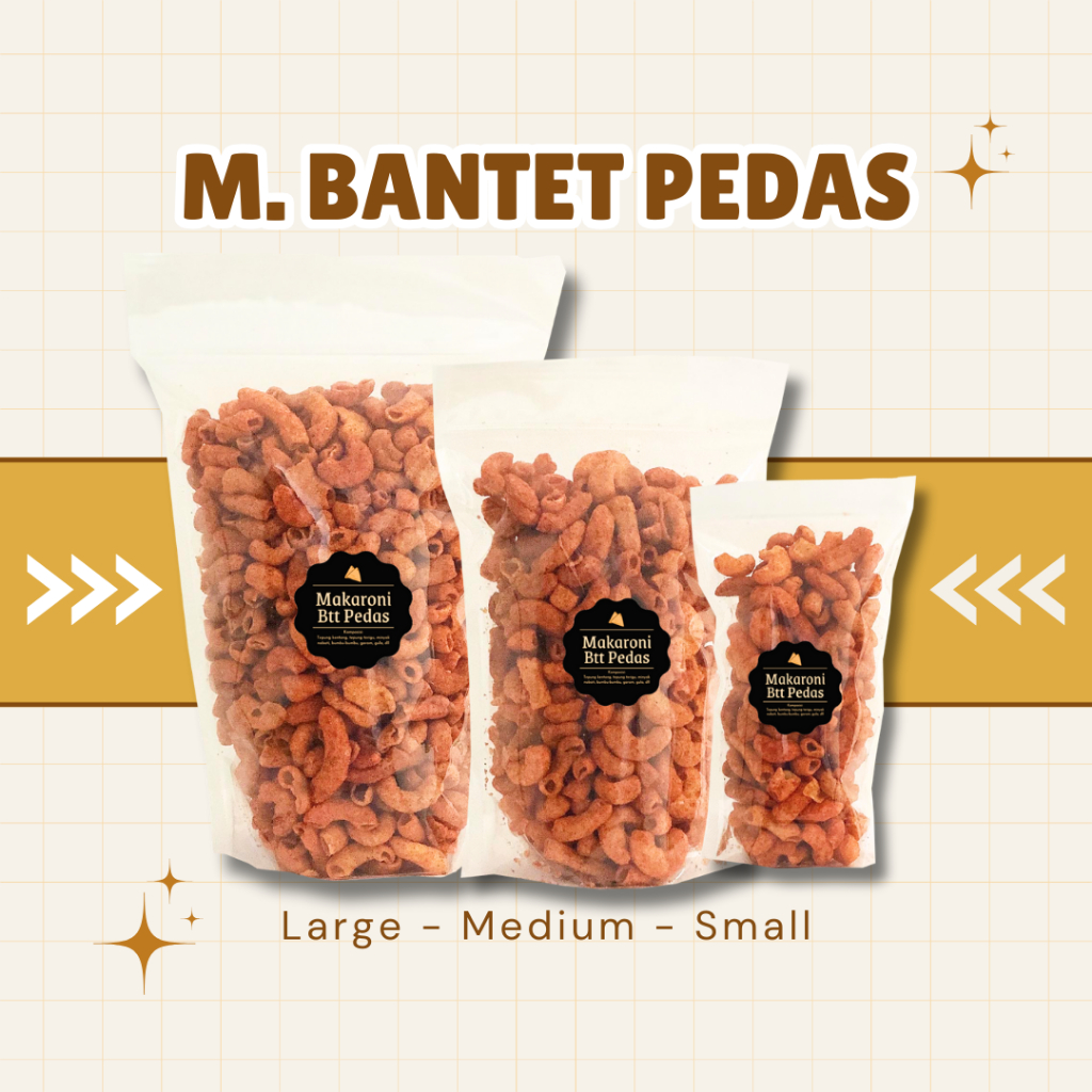 

[DELISH SNACKS] Makaroni Bantet Pedas / Snack Cemilan Camilan Jajajan Pedas Enak Gurih Renyah