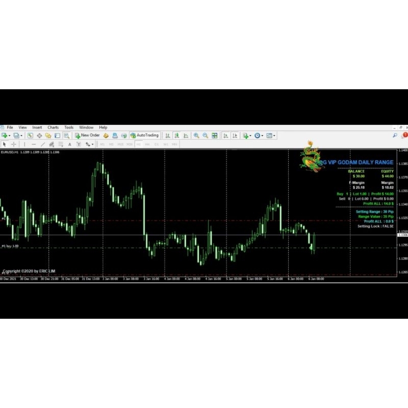 Robot Trading / EA DAILY RANGE versi OneShoot & Averaging (+ Plat PGC)