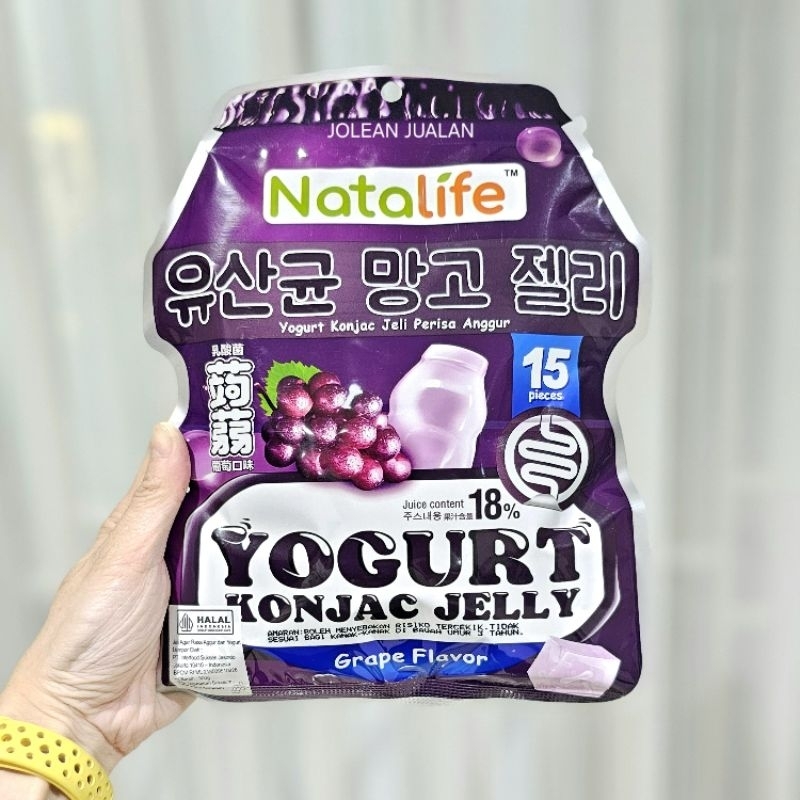

NATALIFE Yogurt Konjac Jelly 300gr isi 15pc