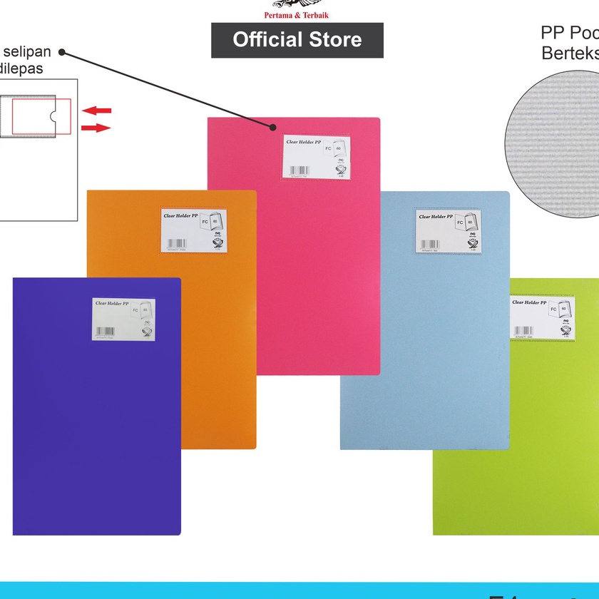 

KI3 EAGLE Dokumen Keeper F4 FOLIO 6 Pocket Map Dokumen Clear Holder Document Keeper Display Book E32