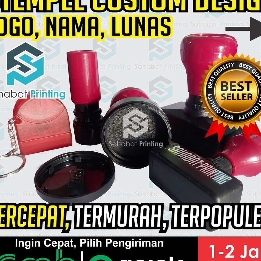 

HJ6 STEMPEL WARNA STEMPEL CUSTOM DESN NAMA LOGO LUNAS