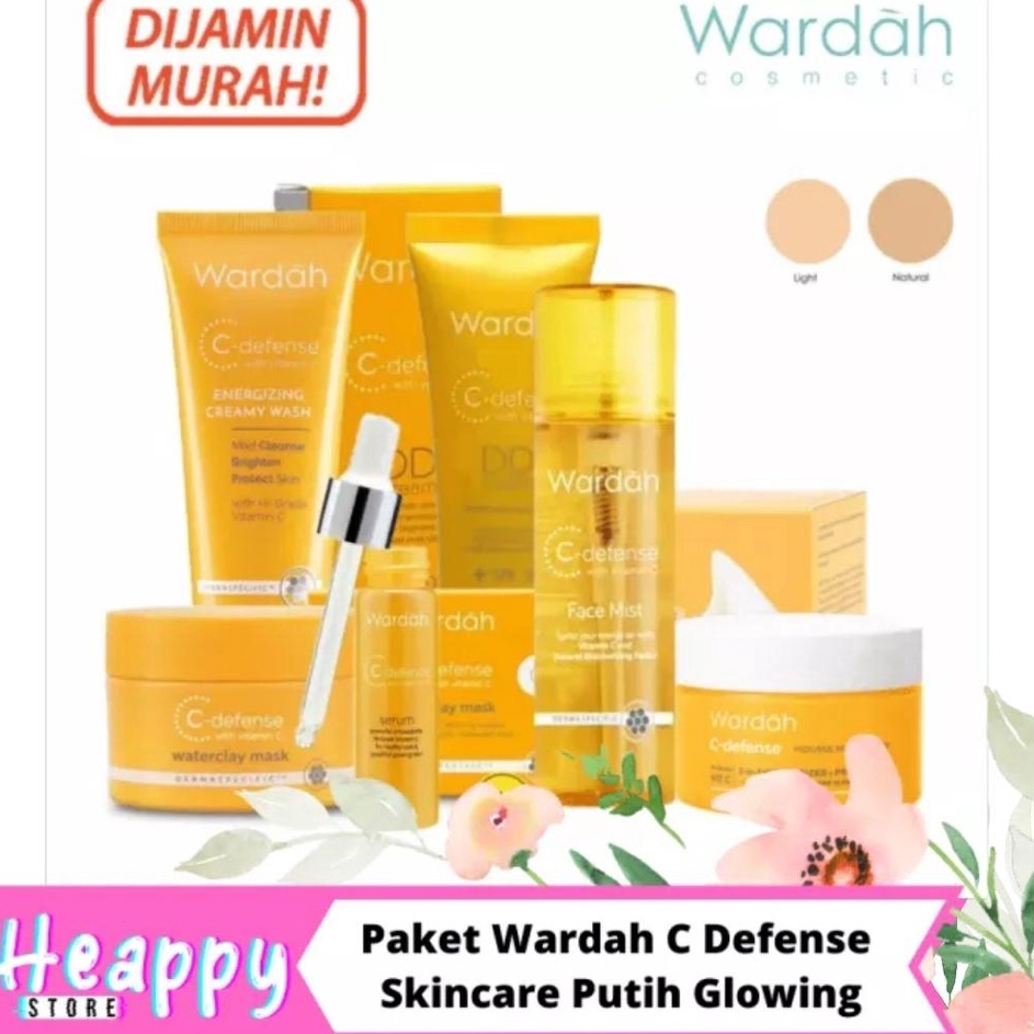 Serba Murah  Paket Wardah C Defense Skincare Putih Glowing Cerah Lengkap 6 in 1 3 pcs 5 pcs 6 pcs Cr