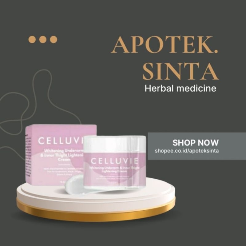 CELLUVIE Pemutih Ketiak dan Selangkangan Celluvie Whitening Underarm & Inner Thigh Lightening Cream