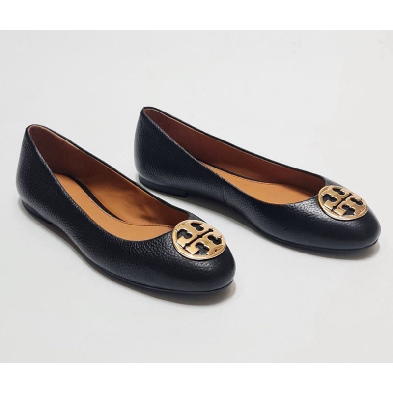 Tory Burch TB Chelsea Ballet Black Flat Shoes