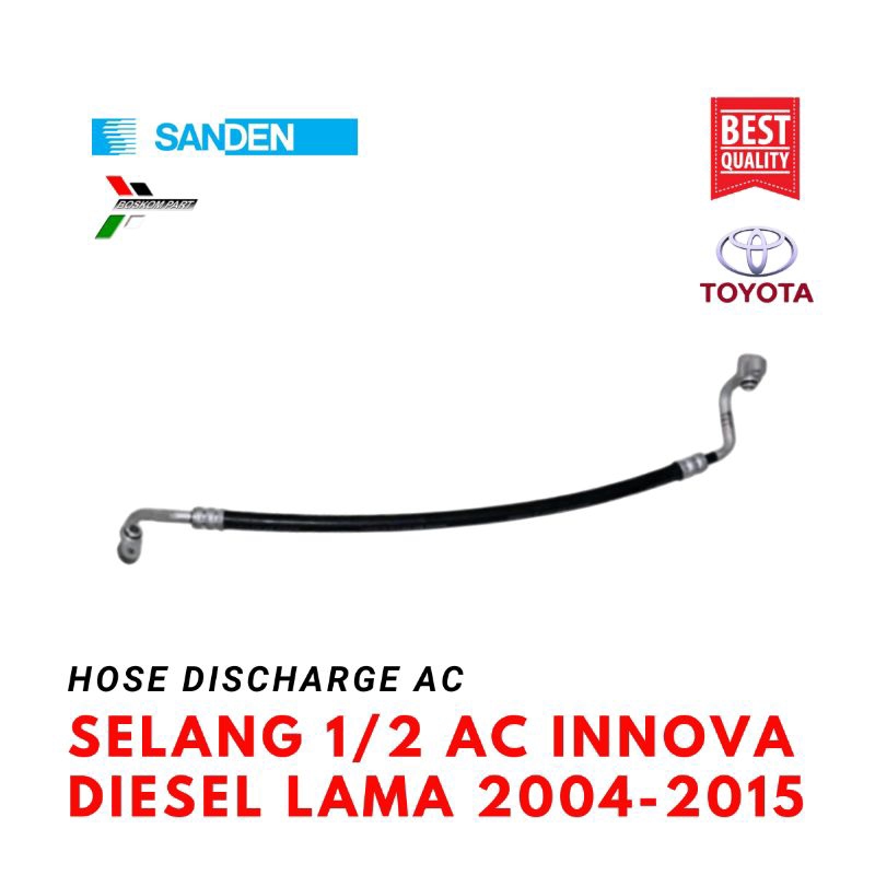 Pipa Selang Ac 1/2 Innova Diesel lama 2004-2015 Double Single Blower Hose Discharge Selang Ac Inova 