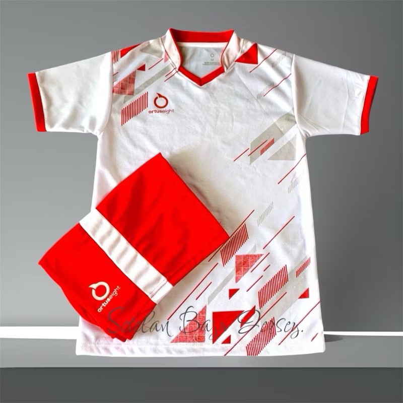 Baju Bola Ortuseight Dewasa Setelan Jersey Futsal/Sepakbola Volleyball Baju Olahraga Pria Wanita