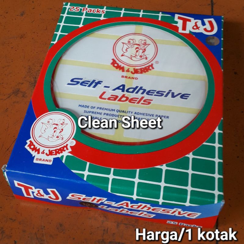 

Label tom&jerry No.127 (Harga/1 kotak)