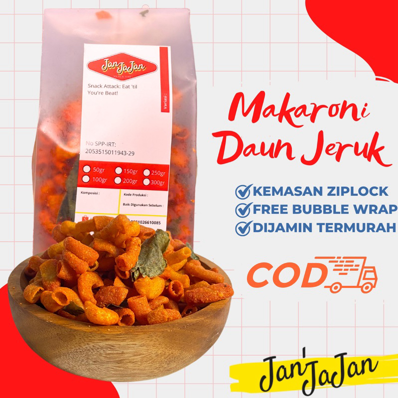 

PALING MURAH makaroni daun jeruk pedas 500gr,1000gr pedas gurih nagih