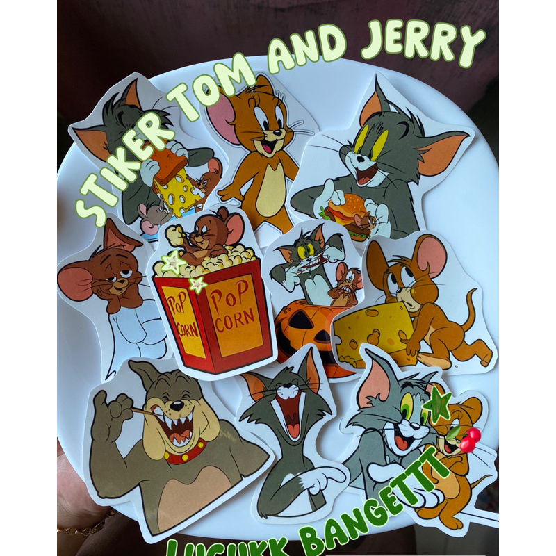 

STARLY - STIKER TOM AND JERRY STIKER KARTUN STIKER LUCUK STIKER TOMANDJERRY