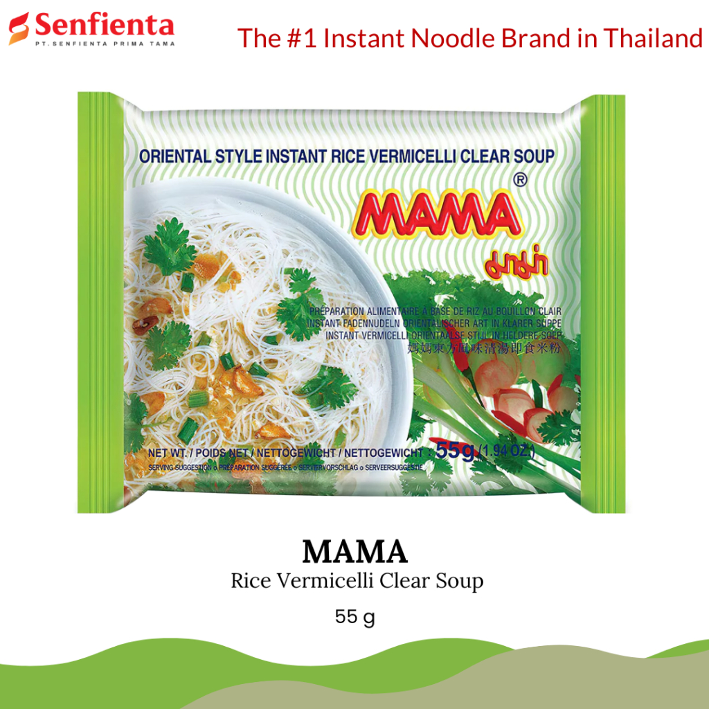 

MAMA Instant Rice Noodles - Vermicelli Clear Soup 50 gr