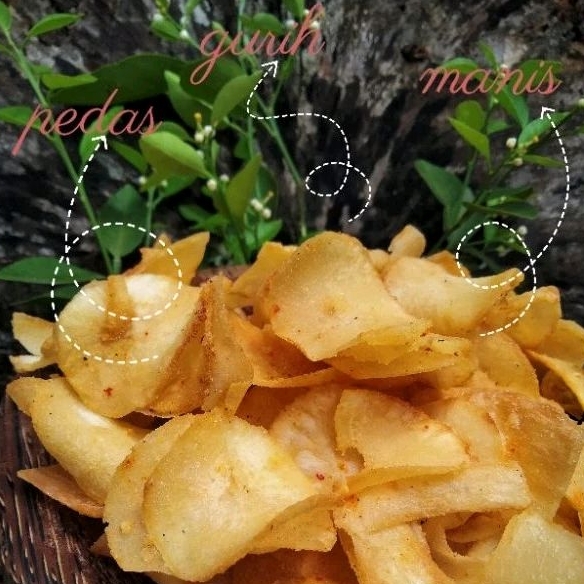 

Keripik Singkong Pedas Manis Gurih