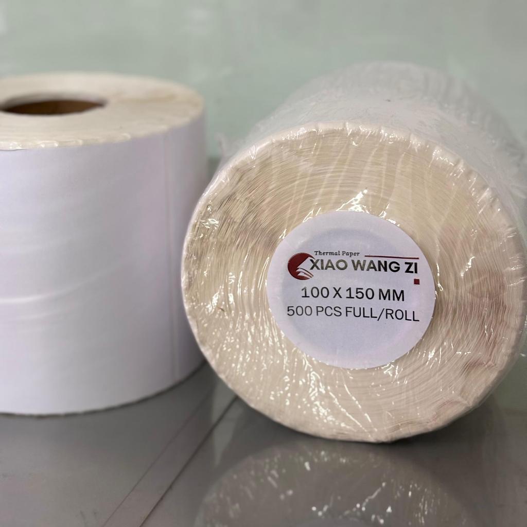 

Direct Thermal Sticker 100 x 150 Stiker Label Resi Ukuran 100x150 mm Isi 500 Pcs - DC88