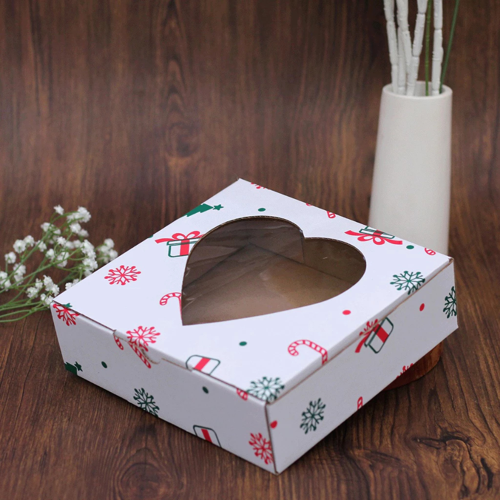 kardus die cut kotak briwnues hampers kue kemasan box isi 10pcs dk-01 warna putih