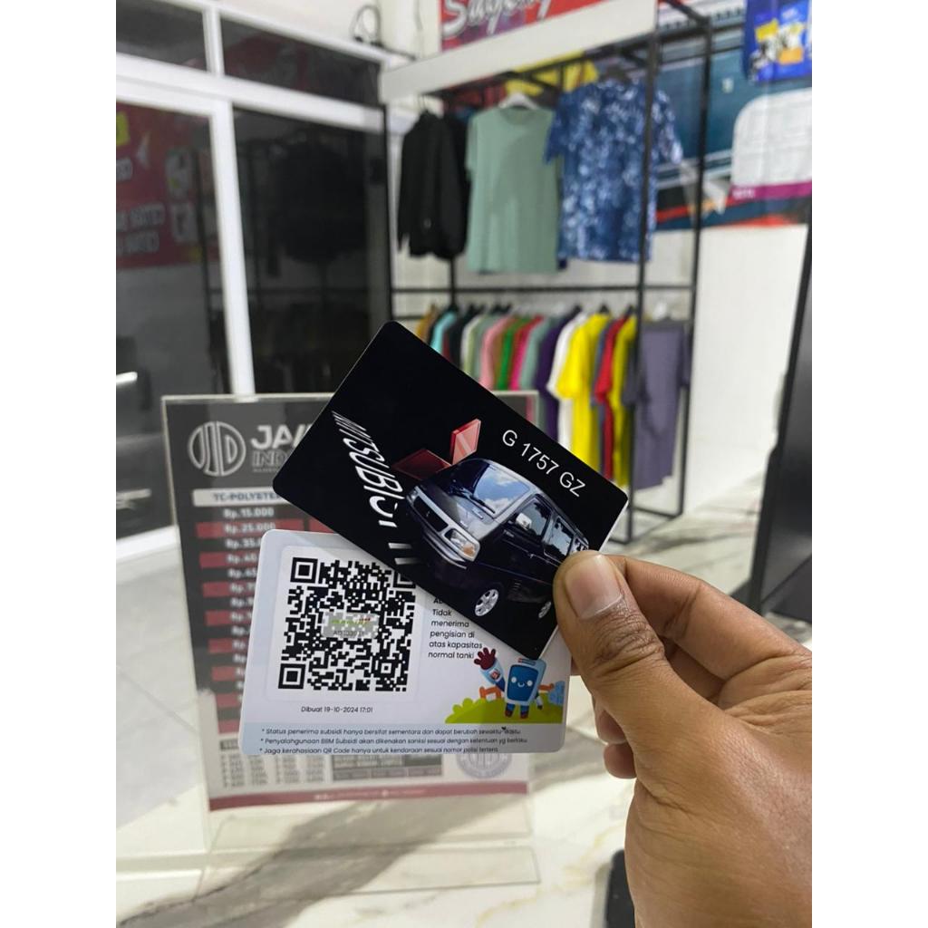 

CETAK KARTU ID CARD BARCODE PERTAMINA/ MY PERTAMINA / SUBSIDI TEPAT | SEHARI JADI