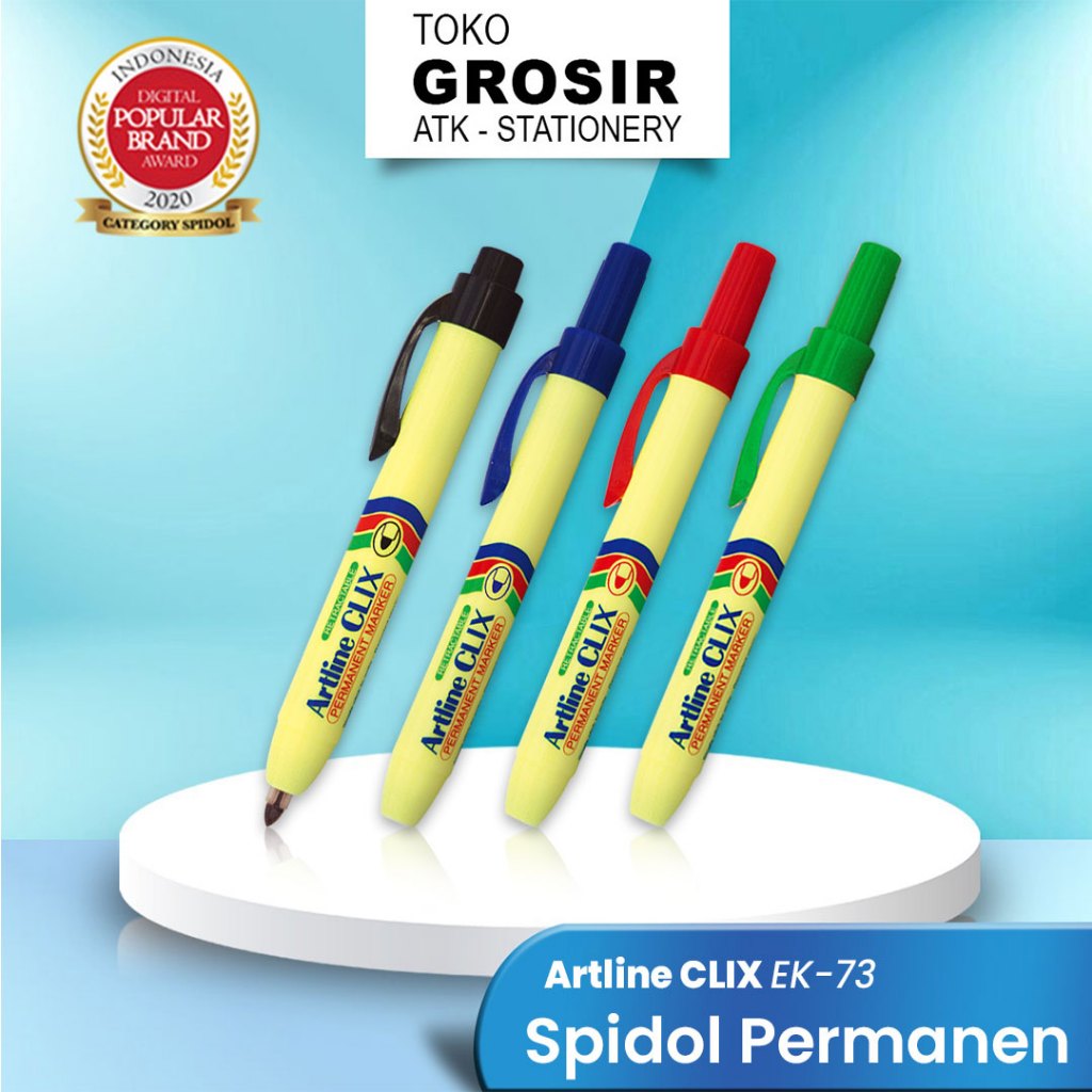 

GROSIR Spidol Permanen Artline CLIX EK-73